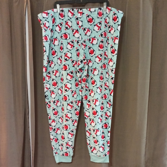 Secret Treasures Soft Fluffy Penguin Print Pajama Pants 3X - Picture 4 of 7